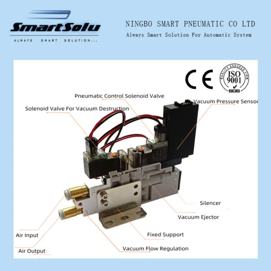 Composant pneumatique de haute qualité SMC, petit générateur de vide Compact