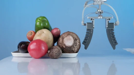 Pince adaptative électrique à cylindre pneumatique à doigt souple pour légumes et Fruits